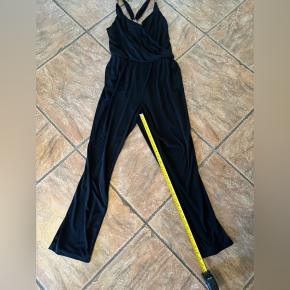 Jennifer Lopez Black Straight Leg Jumpsuit | L - Picture 4 of 5